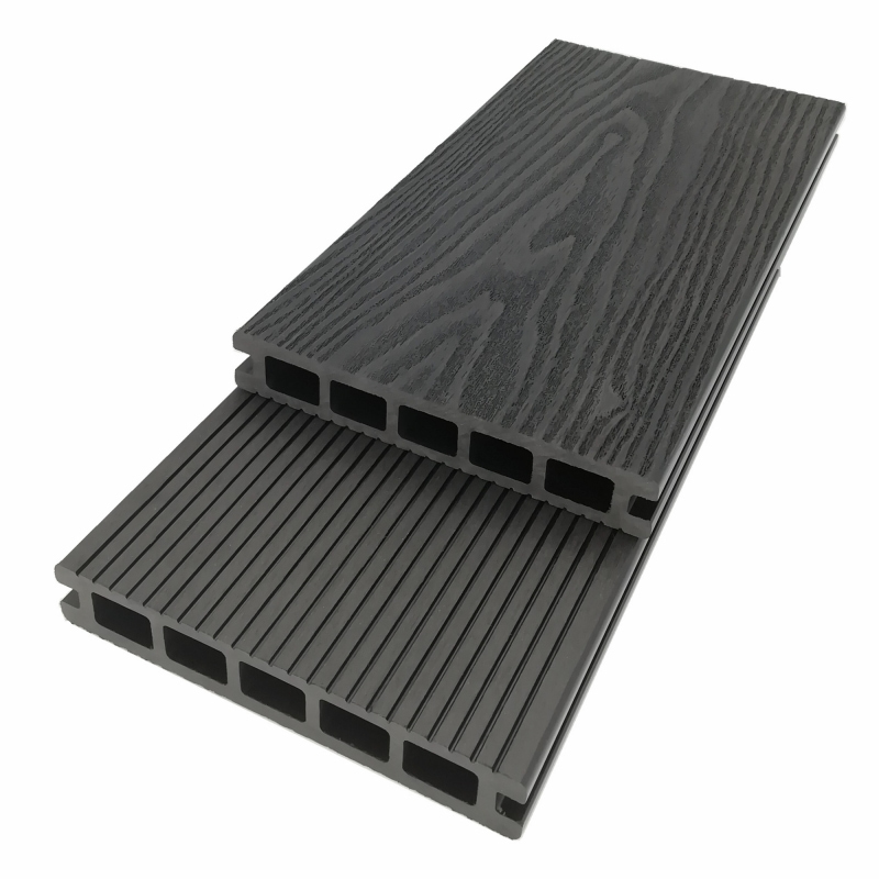 3D Embossed Outdoor Wood Plastic Decking