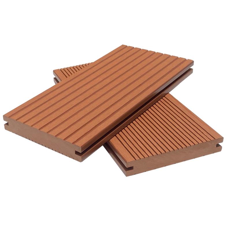 Outdoor Decking Wood Texture Solid Waterproof wpc Decking