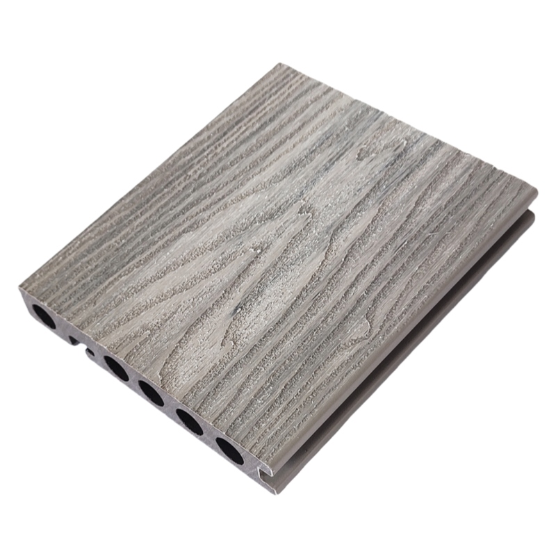 Outdoor quality patio wood-plastic co-extruded flooring