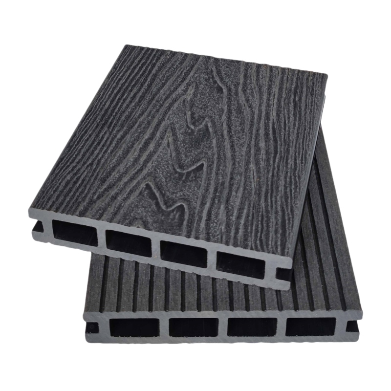 Woodgrain Effect Hollow Domestic Grade Composite Decking Boards