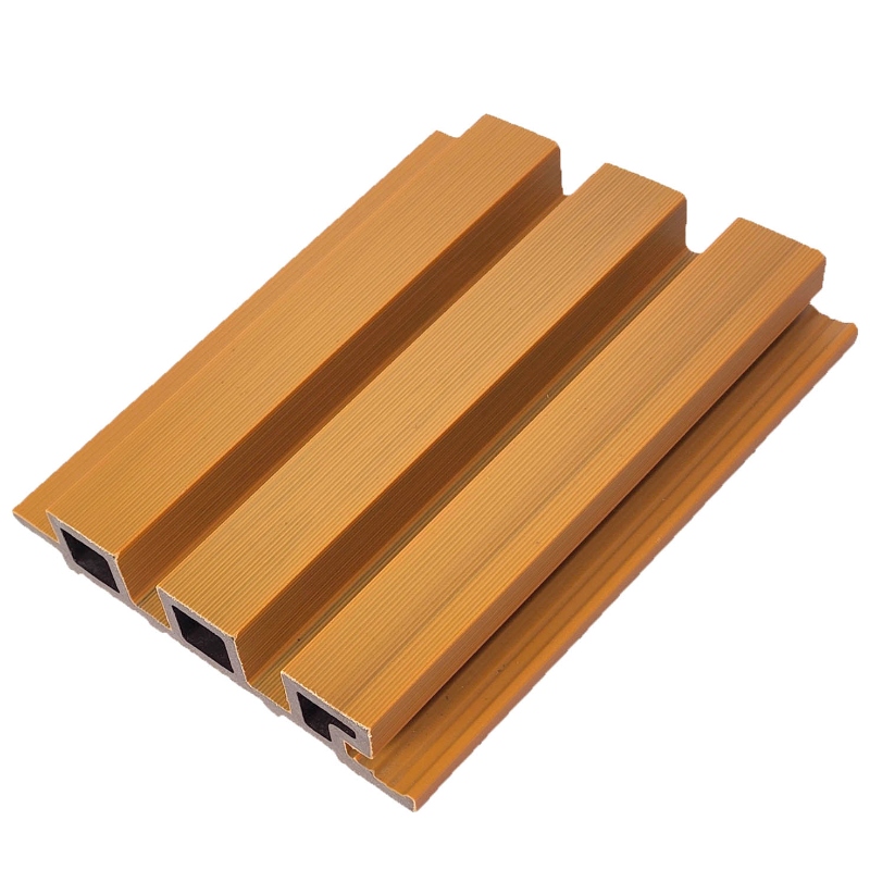 Composite wood wall cladding cove panels